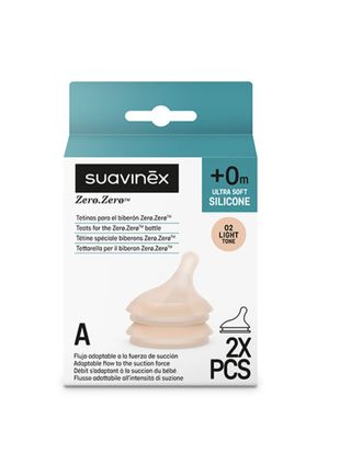 2 Tetinas Suavinex Zero.Zero +0m