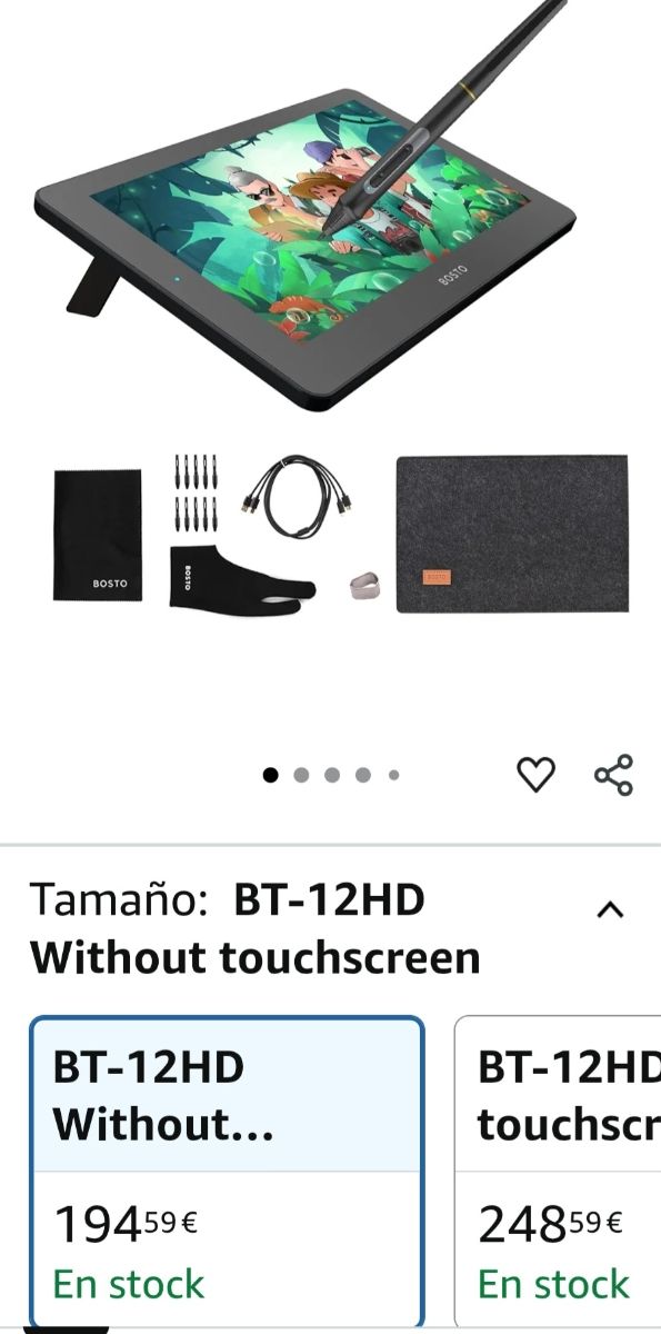 Tableta Gráfica HD BT-12HD