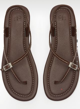 Sandalias planas Parfois marrón