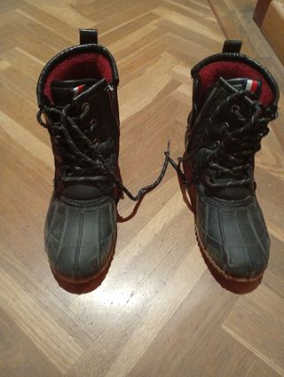 Botines Tommy Hilfiger 36 negros