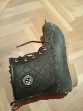Botines Tommy Hilfiger 36 negros