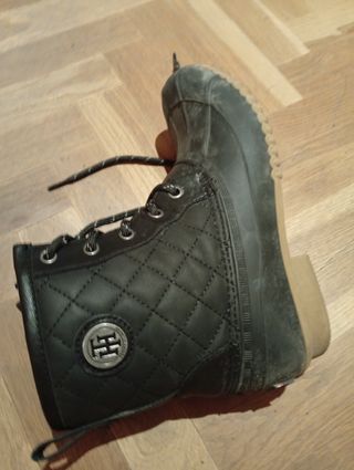 Botines Tommy Hilfiger 36 negros