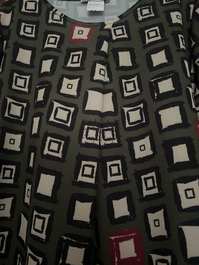 Blusa vintage a quadri