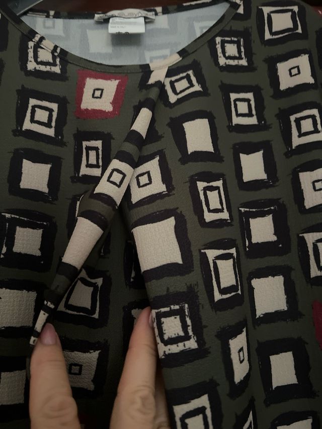 Blusa vintage a quadri