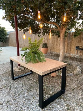 Mesa comedor industrial