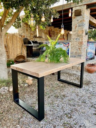 Mesa comedor industrial