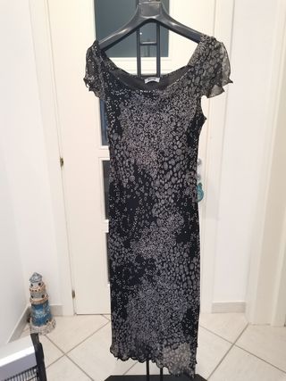 Vestito Krizia lungo nero tg L