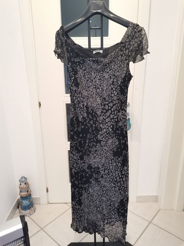 Vestito Krizia lungo nero tg L