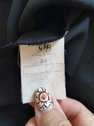 Vestito Krizia lungo nero tg L