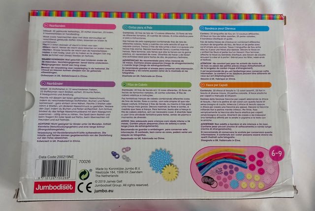 Kit DIY cintas pelo Jumbo- haz trenzas de pelo