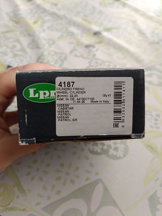 Cilindro Freno Nissan Patrol 2 unidades 