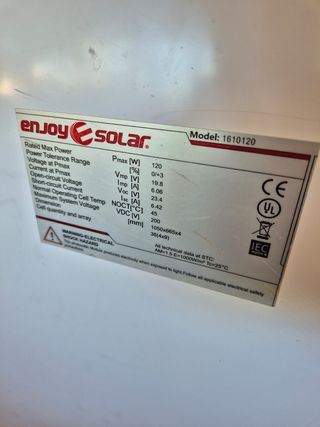 Placa solar flexible 120w - Panel solar en Ibiza