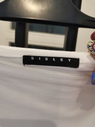 Gonna Sisley bianca S cotone