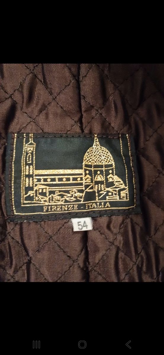 Giubbotto pelle marrone