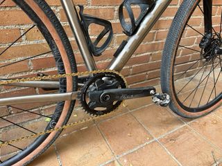 Bicicleta Gravel Titanio. Talla M