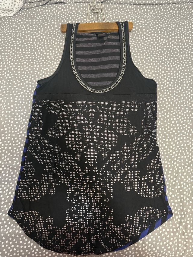 T-shirt Custo Barcelona nera e blu