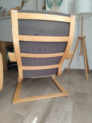 Sillón Ikea Poang gris