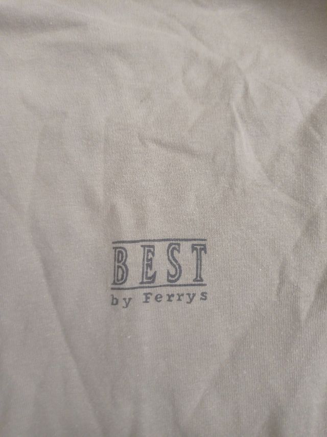 Camiseta BEST by Ferrys beige manga larga