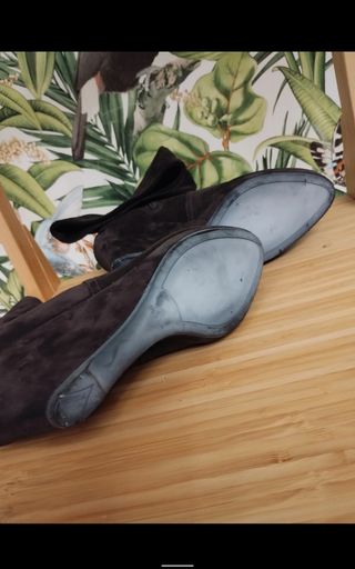 Stivali Prada Marroni - Scamosciati