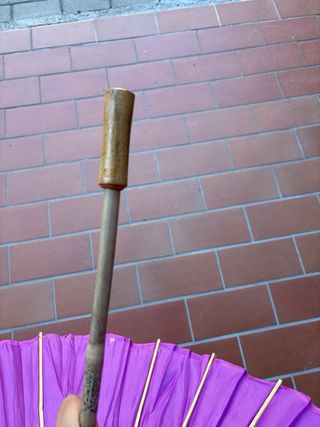 Ombrello Giapponese Rosa Decorato