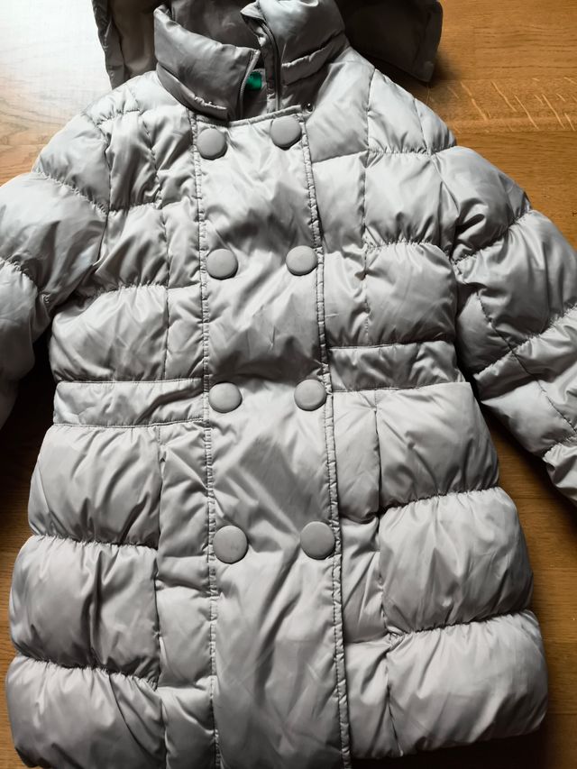 Cazadora beige niña - Abrigo acolchado