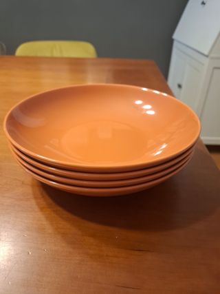Platos hondos IKEA - Naranja