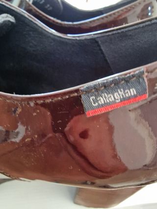 Zapatos Callaghan charol marrones 37