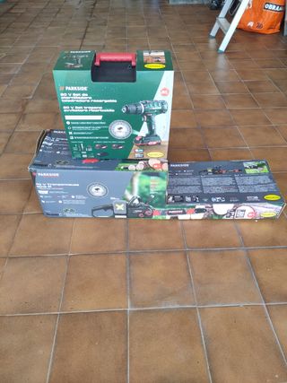 Taladro + Motosierra Parkside 20V