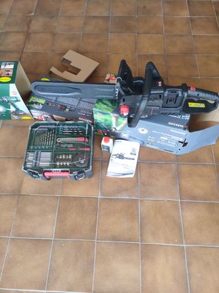 Taladro + Motosierra Parkside 20V