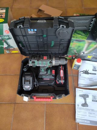 Taladro + Motosierra Parkside 20V