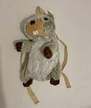 Mochila castor peluche
