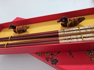 Palillos chinos decorativos - 2 pares