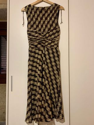 Vestido midi estampado 