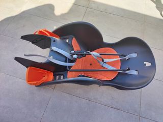 Sillín bici niño Prophete - Gris/Naranja