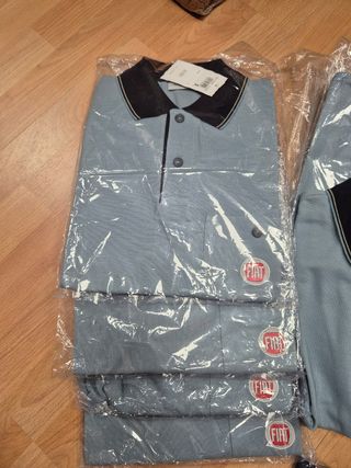 8 polos Fiat y Lancia + 1 corbata Fiat 