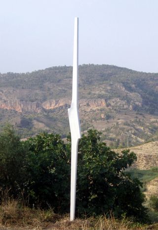 Escultura metálica jardín