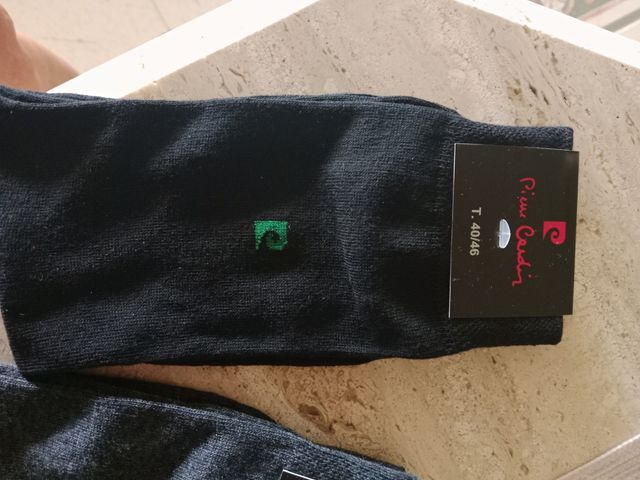 Calcetines Pierre Cardin negros - T.40/46
