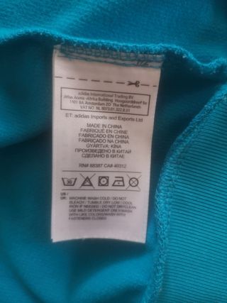 Chaqueta Adidas Real Madrid turquesa