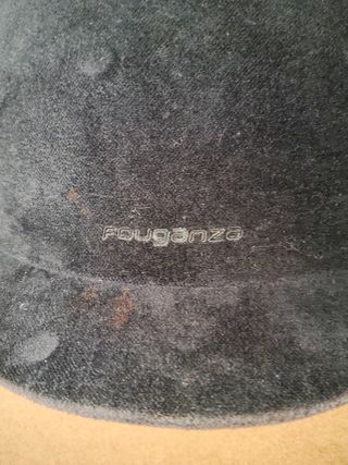 Casco hípica negro Fouganza