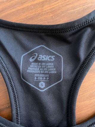 Sujetador Asics negro Talla S