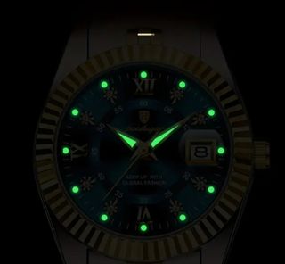 Reloj  Azul Dorado