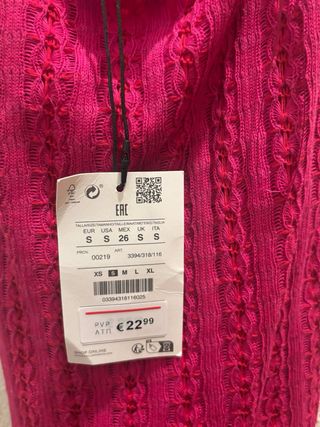 Vestido Pull & Bear rosa
