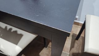 Mesa Comedor Negra + 4 Sillas