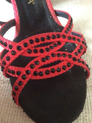 Zapatos baile Manuel Reina rojos