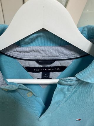 Polo Tommy Hilfiger M turquesa