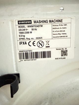 Recambio Lavadora Samsung WW90T534DTW