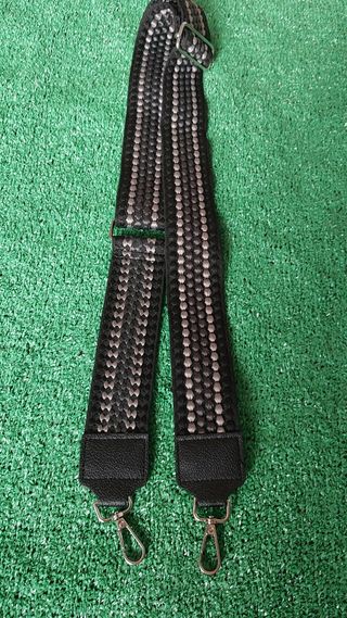 Cinturón Bolso Negro Gris