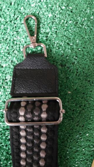 Cinturón Bolso Negro Gris