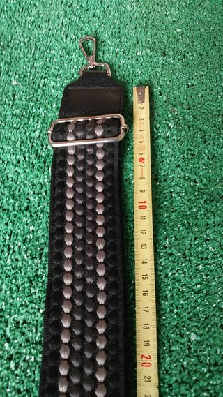 Cinturón Bolso Negro Gris
