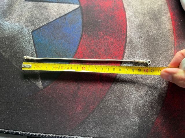 Pulsera plata 925 cola ratón